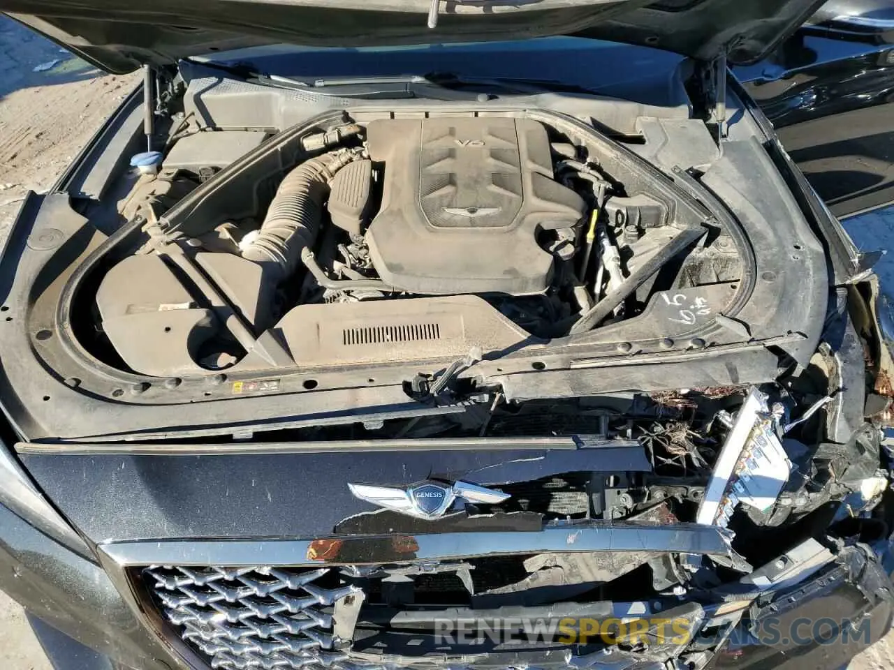 13 fotografías del automóvil dañado KMTFN4JE6KU310261 GENESIS G80 2019