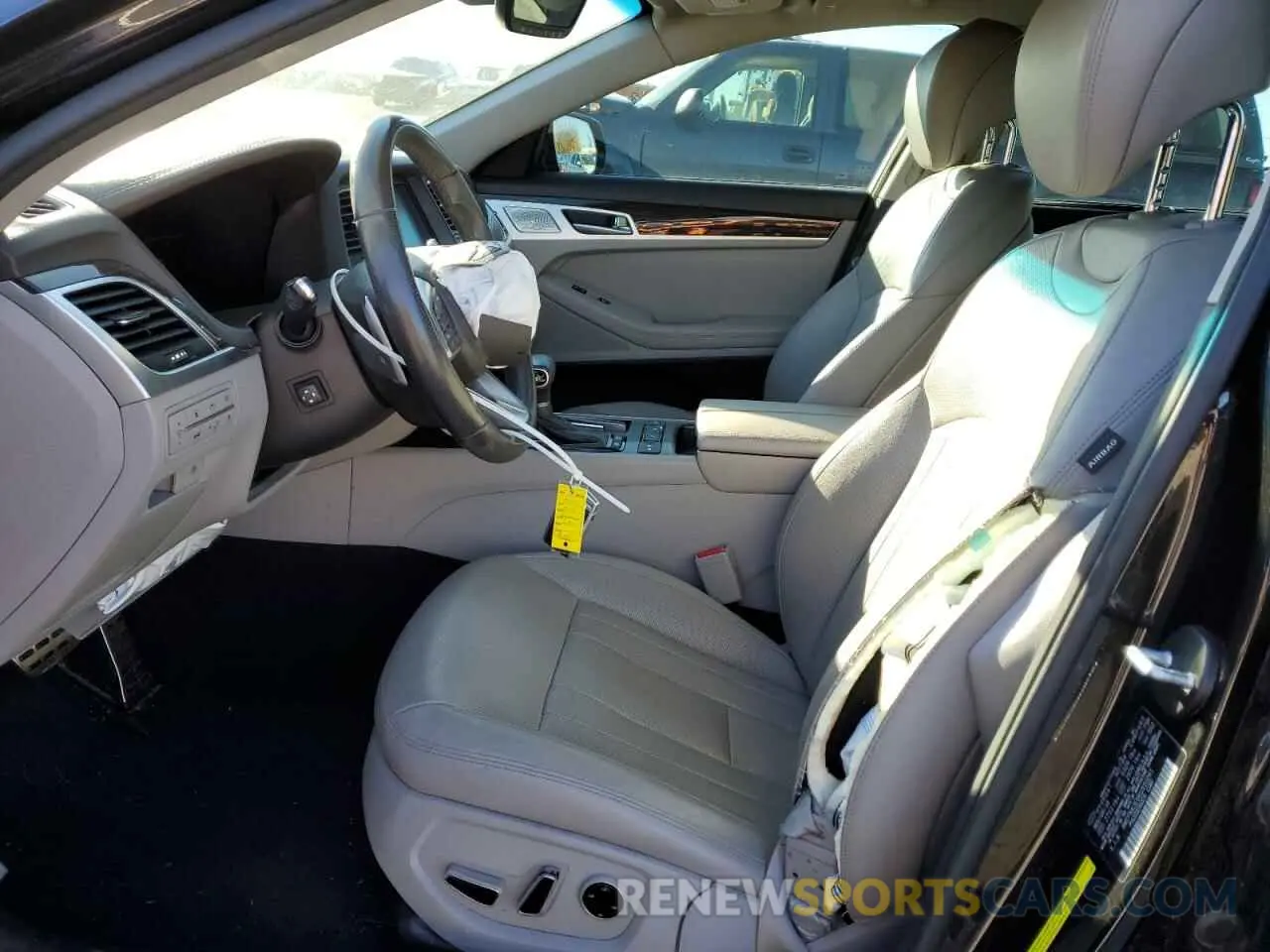 7 fotografías del automóvil dañado KMTFN4JE6KU310261 GENESIS G80 2019