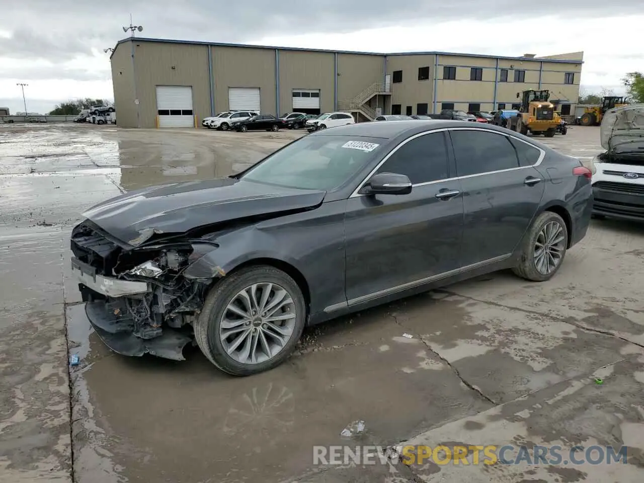 1 fotografías del automóvil dañado KMTFN4JEXKU306519 GENESIS G80 2019