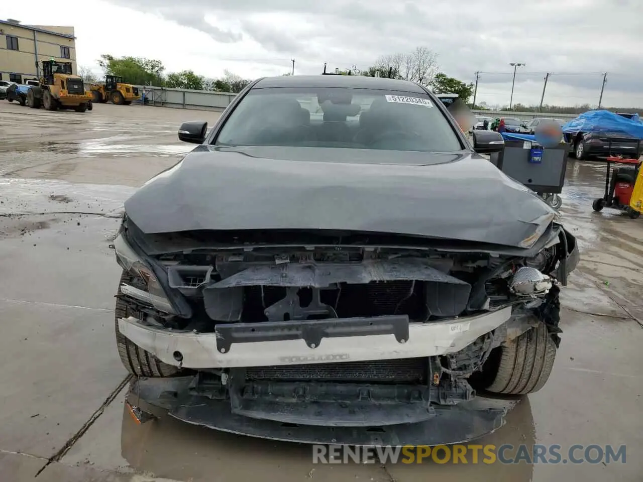5 fotografías del automóvil dañado KMTFN4JEXKU306519 GENESIS G80 2019