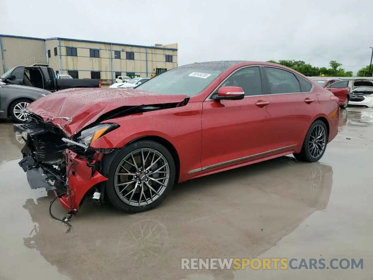 1 fotografías del automóvil dañado KMTFN4JE4LU328954 GENESIS G80 2020