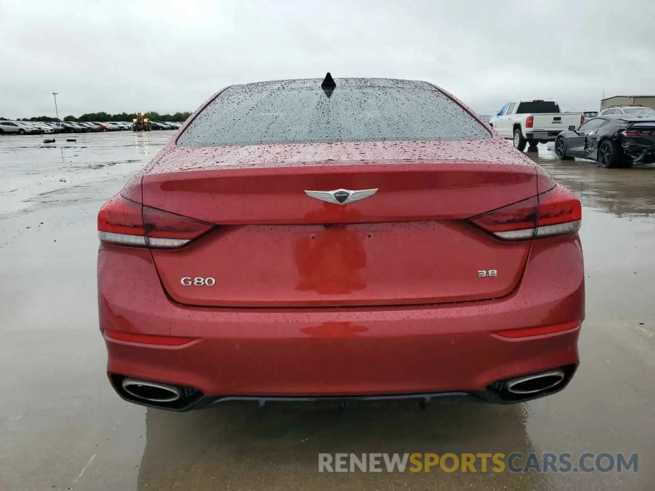 6 fotografías del automóvil dañado KMTFN4JE4LU328954 GENESIS G80 2020