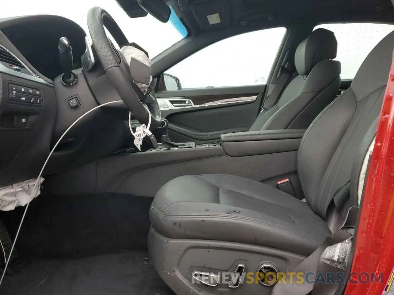7 fotografías del automóvil dañado KMTFN4JE4LU328954 GENESIS G80 2020