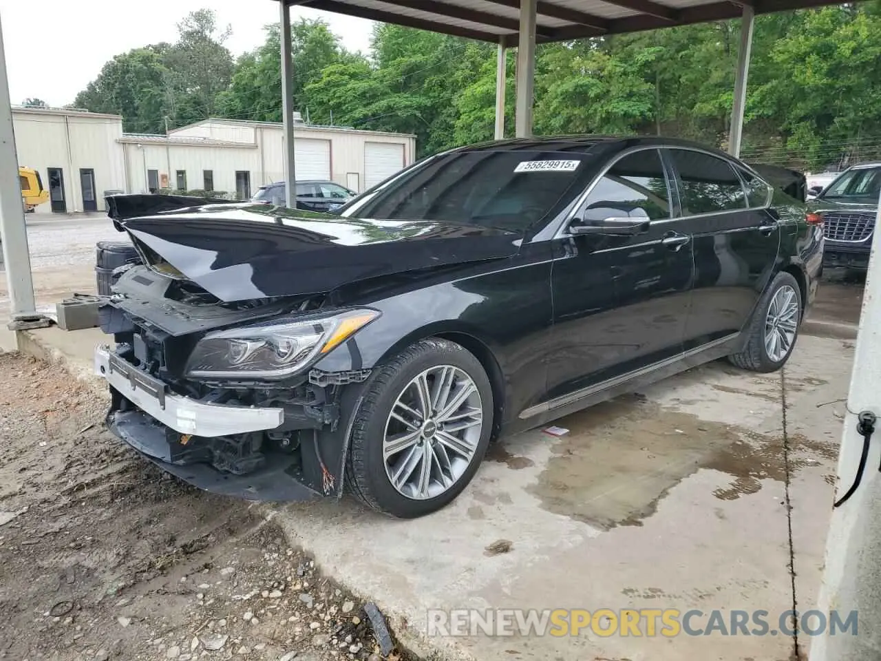1 fotografías del automóvil dañado KMTFN4JE4LU334673 GENESIS G80 2020