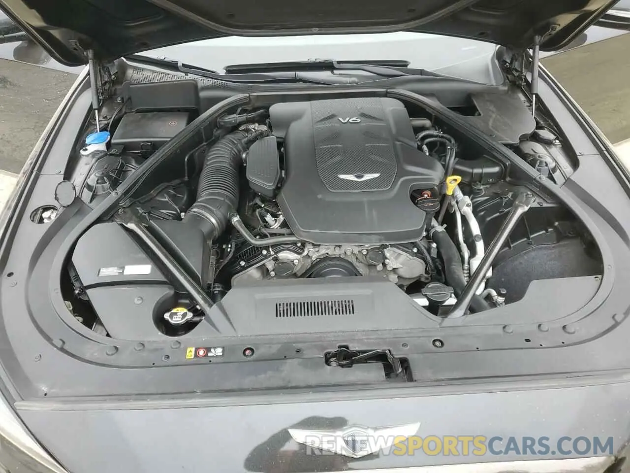 11 fotografías del automóvil dañado KMTFN4JE7LU338121 GENESIS G80 2020
