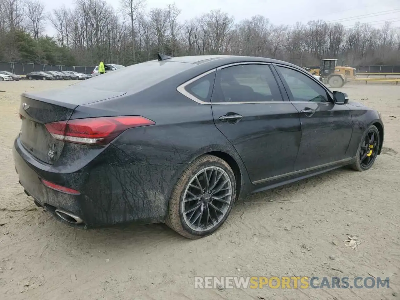 3 fotografías del automóvil dañado KMTFN4JE7LU338121 GENESIS G80 2020