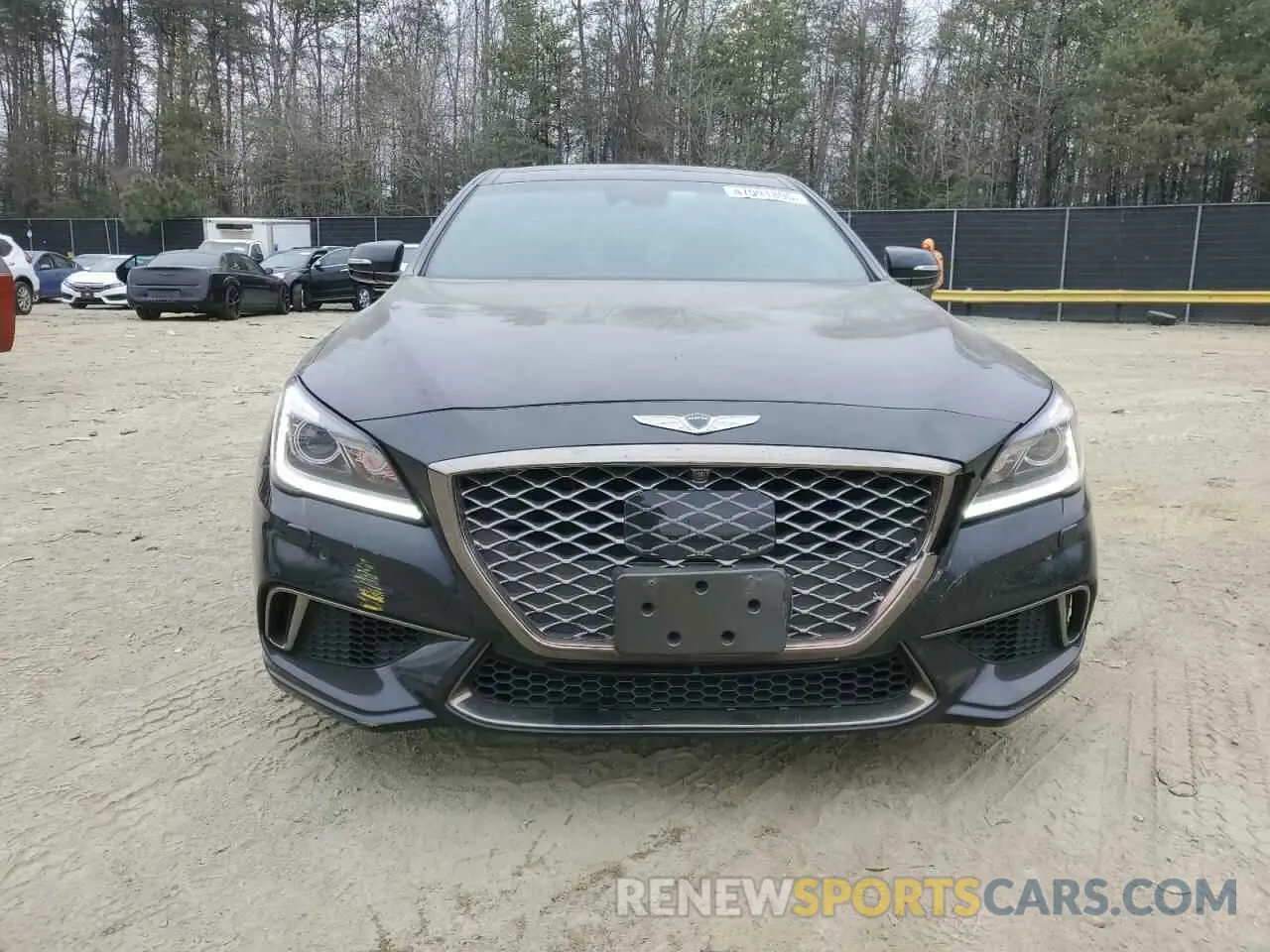 5 fotografías del automóvil dañado KMTFN4JE7LU338121 GENESIS G80 2020