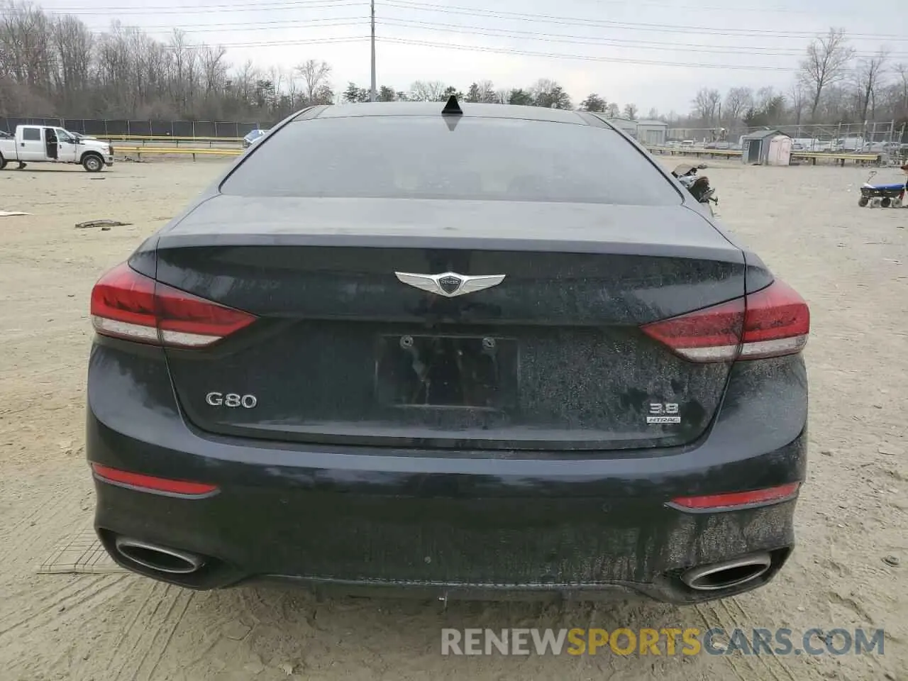 6 fotografías del automóvil dañado KMTFN4JE7LU338121 GENESIS G80 2020