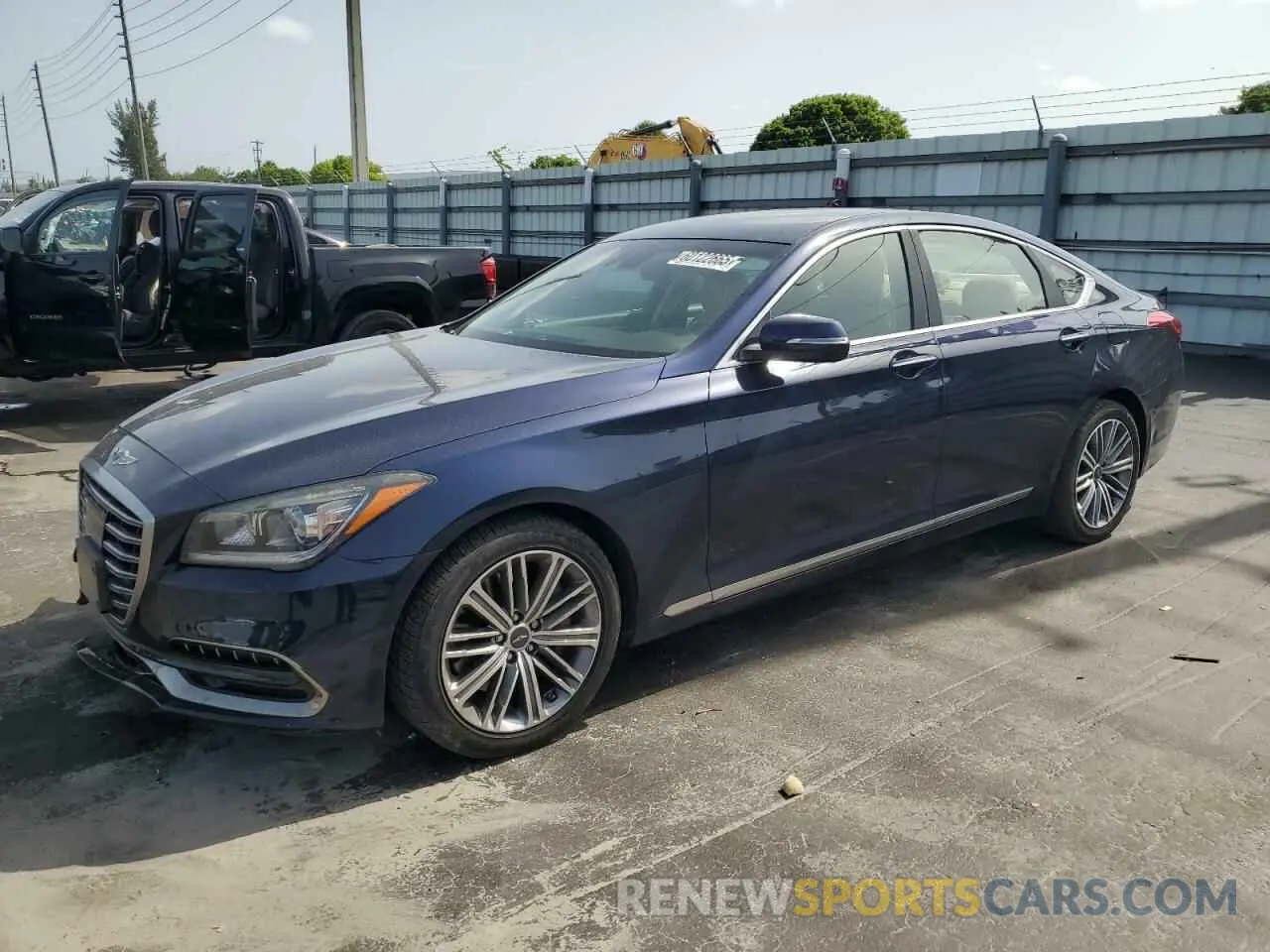 1 fotografías del automóvil dañado KMTFN4JEXLU337108 GENESIS G80 2020