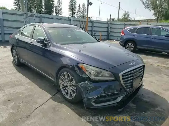 13 fotografías del automóvil dañado KMTFN4JEXLU337108 GENESIS G80 2020
