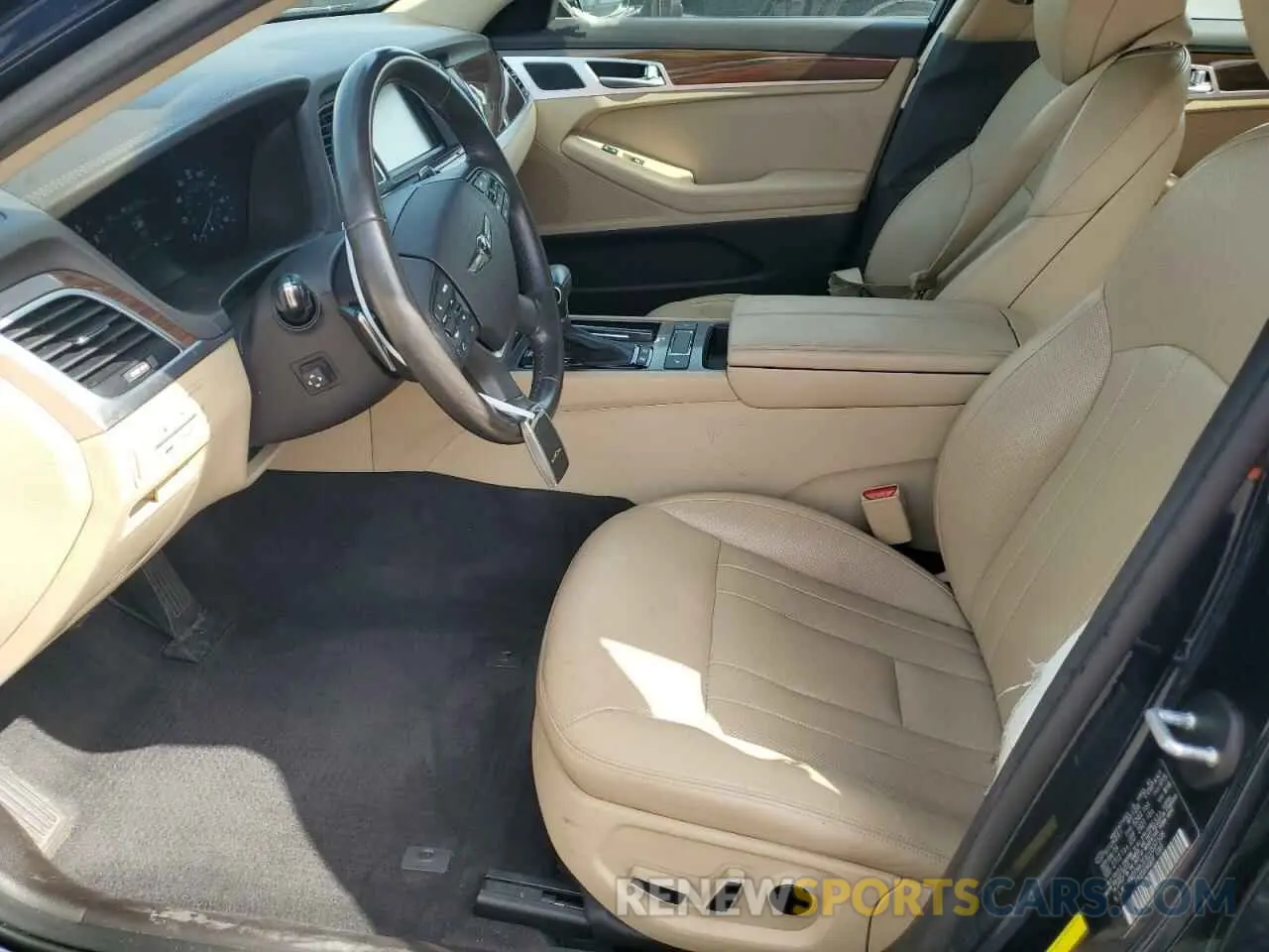 7 fotografías del automóvil dañado KMTFN4JEXLU337108 GENESIS G80 2020