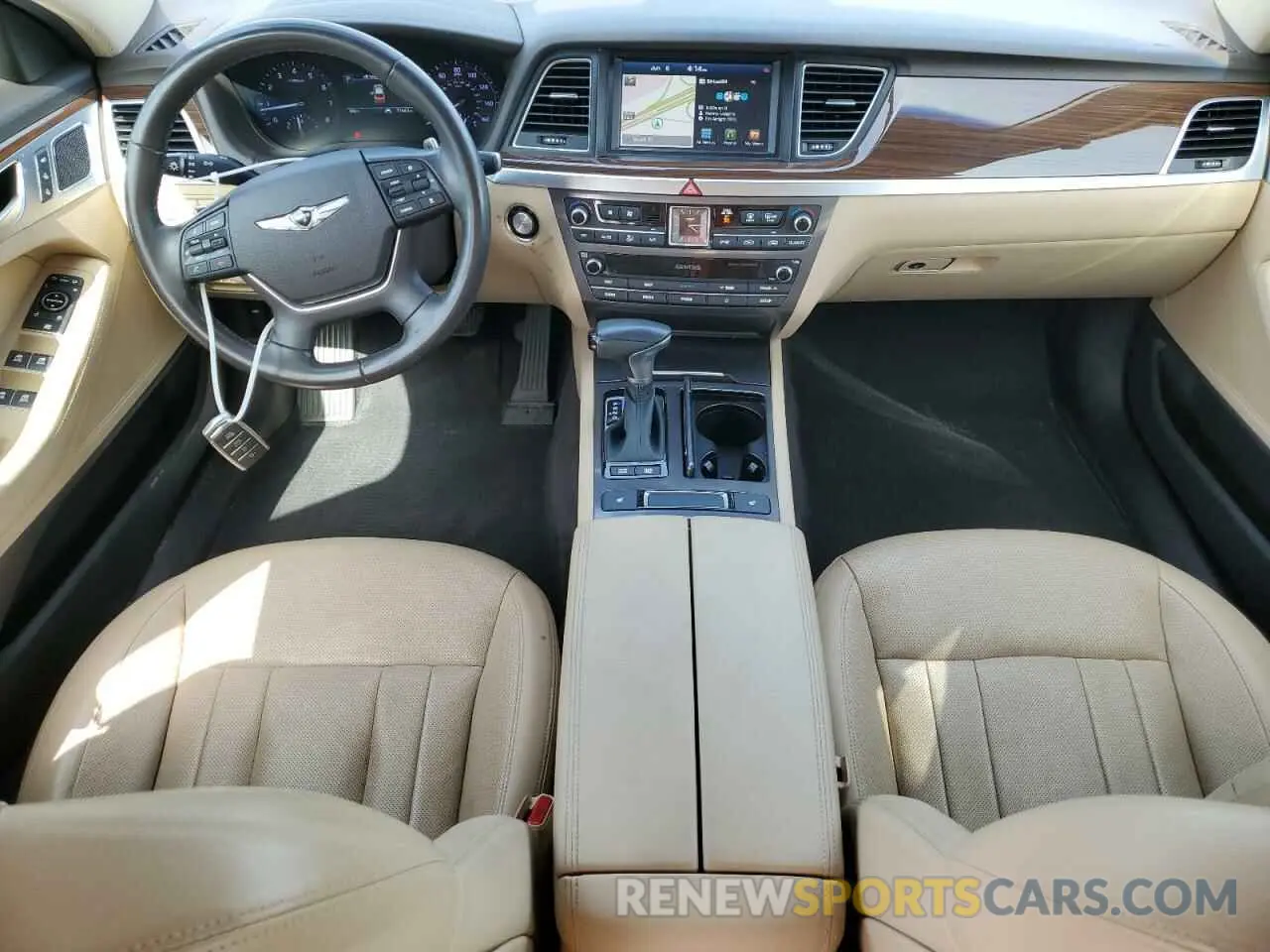 8 fotografías del automóvil dañado KMTFN4JEXLU337108 GENESIS G80 2020