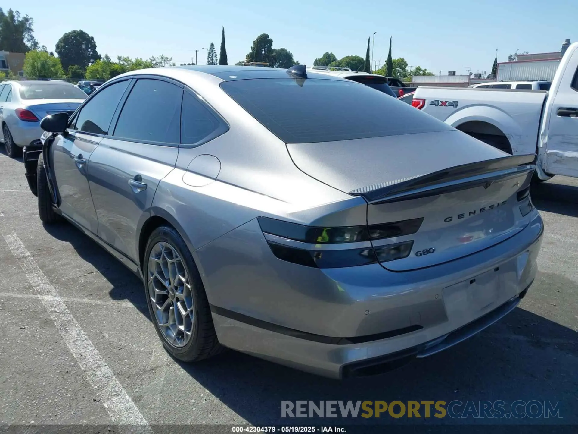 3 fotografías del automóvil dañado KMTGB4SC7MU046660 GENESIS G80 2021