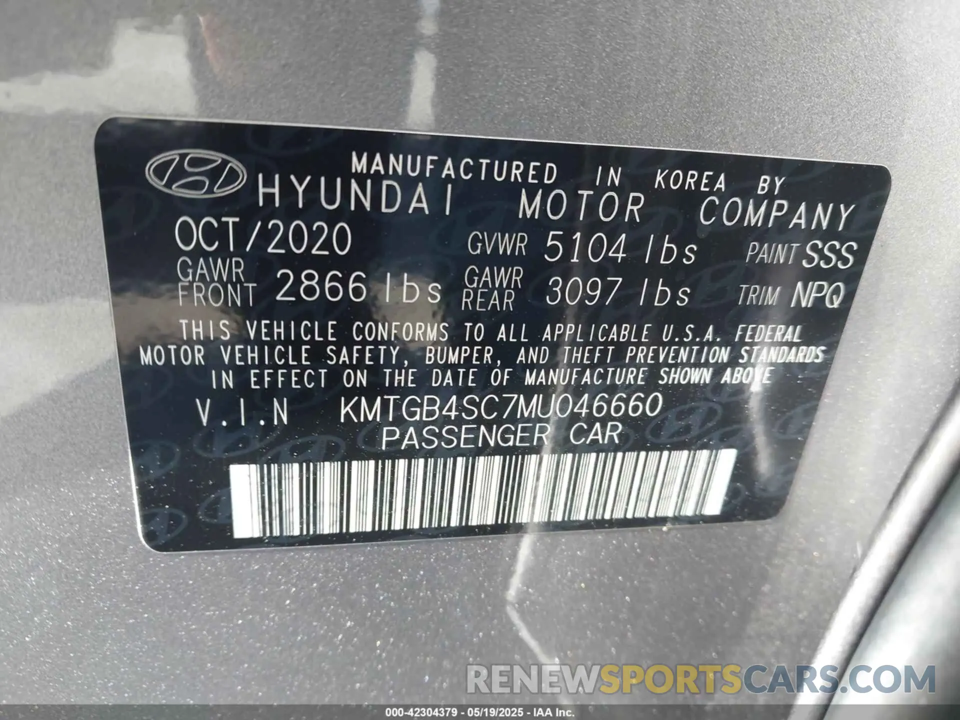 9 fotografías del automóvil dañado KMTGB4SC7MU046660 GENESIS G80 2021