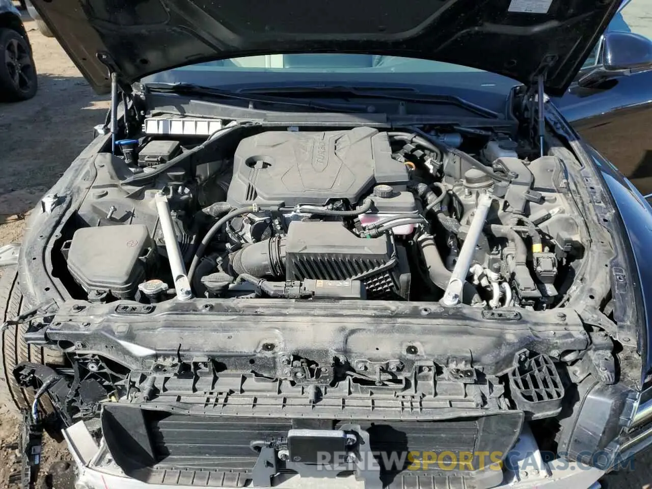 11 fotografías del automóvil dañado KMTGB4SC7MU046691 GENESIS G80 2021
