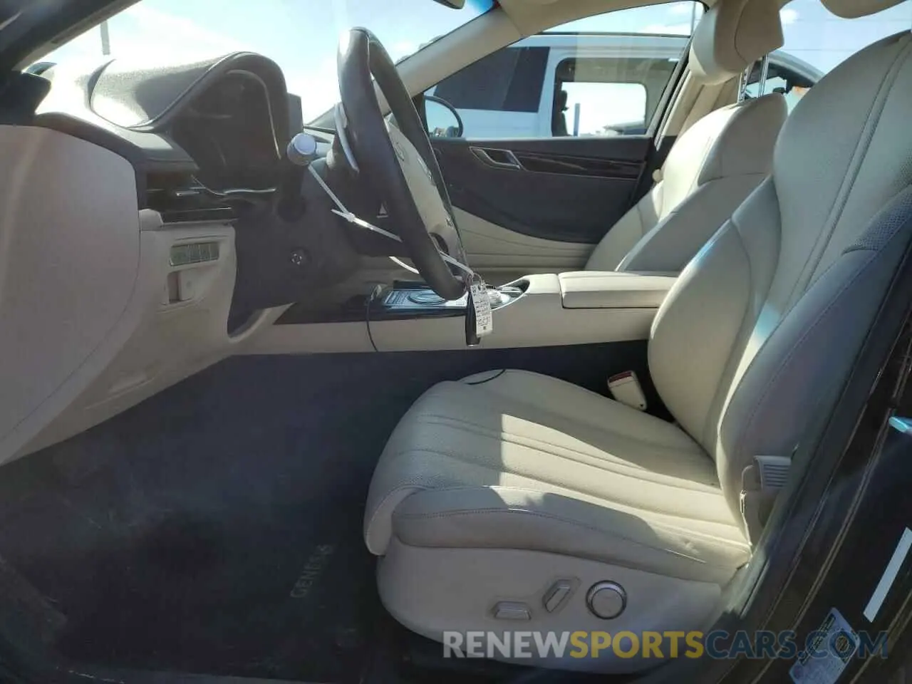 7 fotografías del automóvil dañado KMTGB4SC7MU046691 GENESIS G80 2021