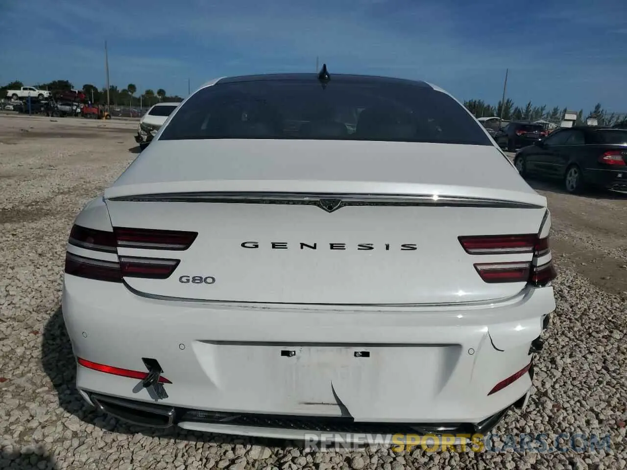 6 fotografías del automóvil dañado KMTGB4SC8MU044111 GENESIS G80 2021