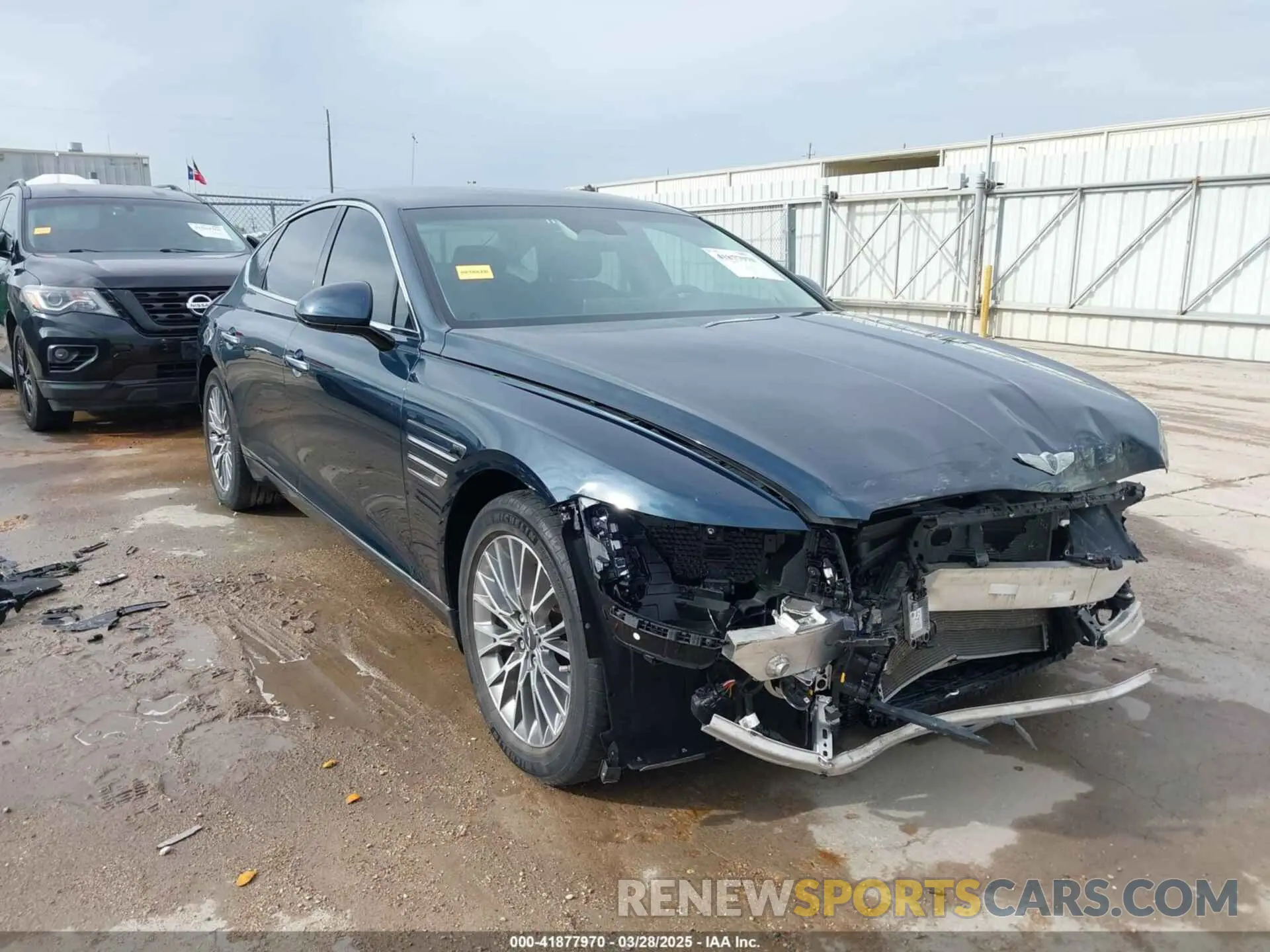 1 fotografías del automóvil dañado KMTGB4SC8MU073253 GENESIS G80 2021