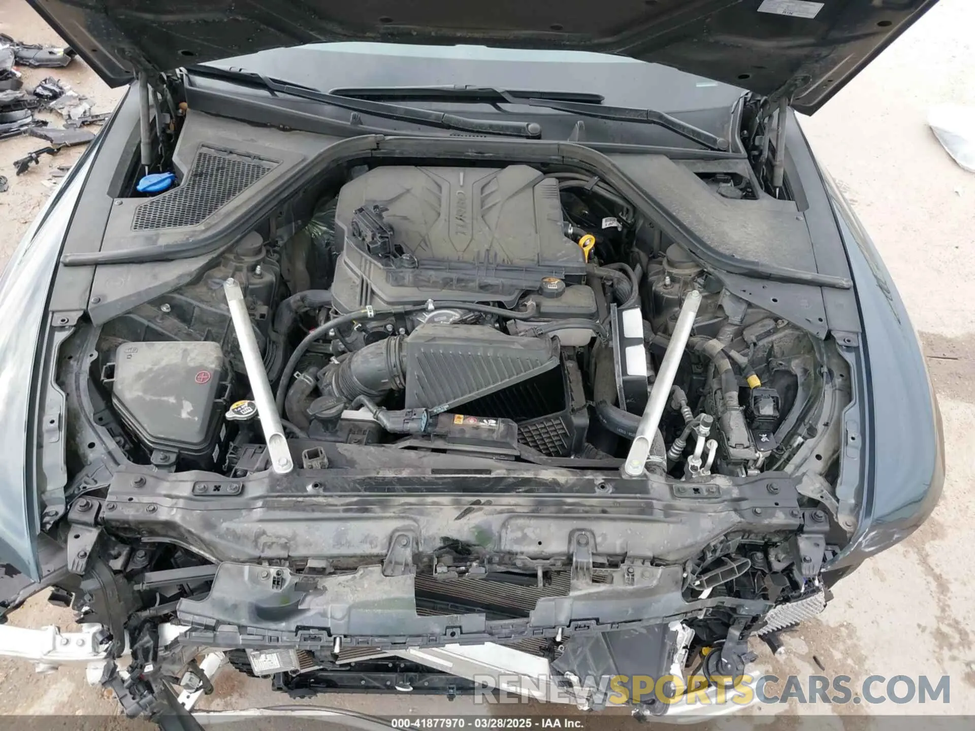 10 fotografías del automóvil dañado KMTGB4SC8MU073253 GENESIS G80 2021