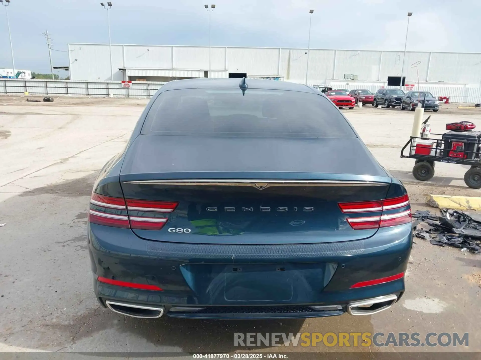 17 fotografías del automóvil dañado KMTGB4SC8MU073253 GENESIS G80 2021