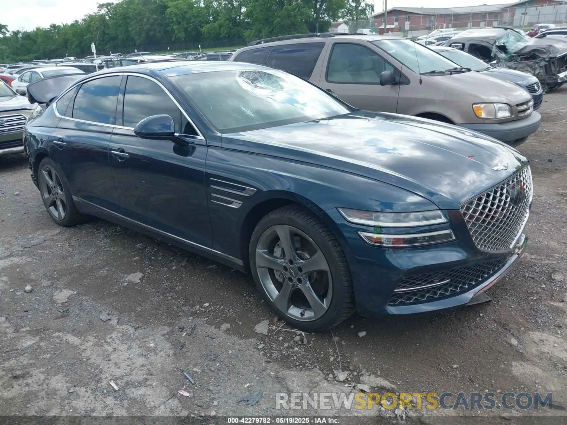 1 fotografías del automóvil dañado KMTGC4SD0MU081577 GENESIS G80 2021