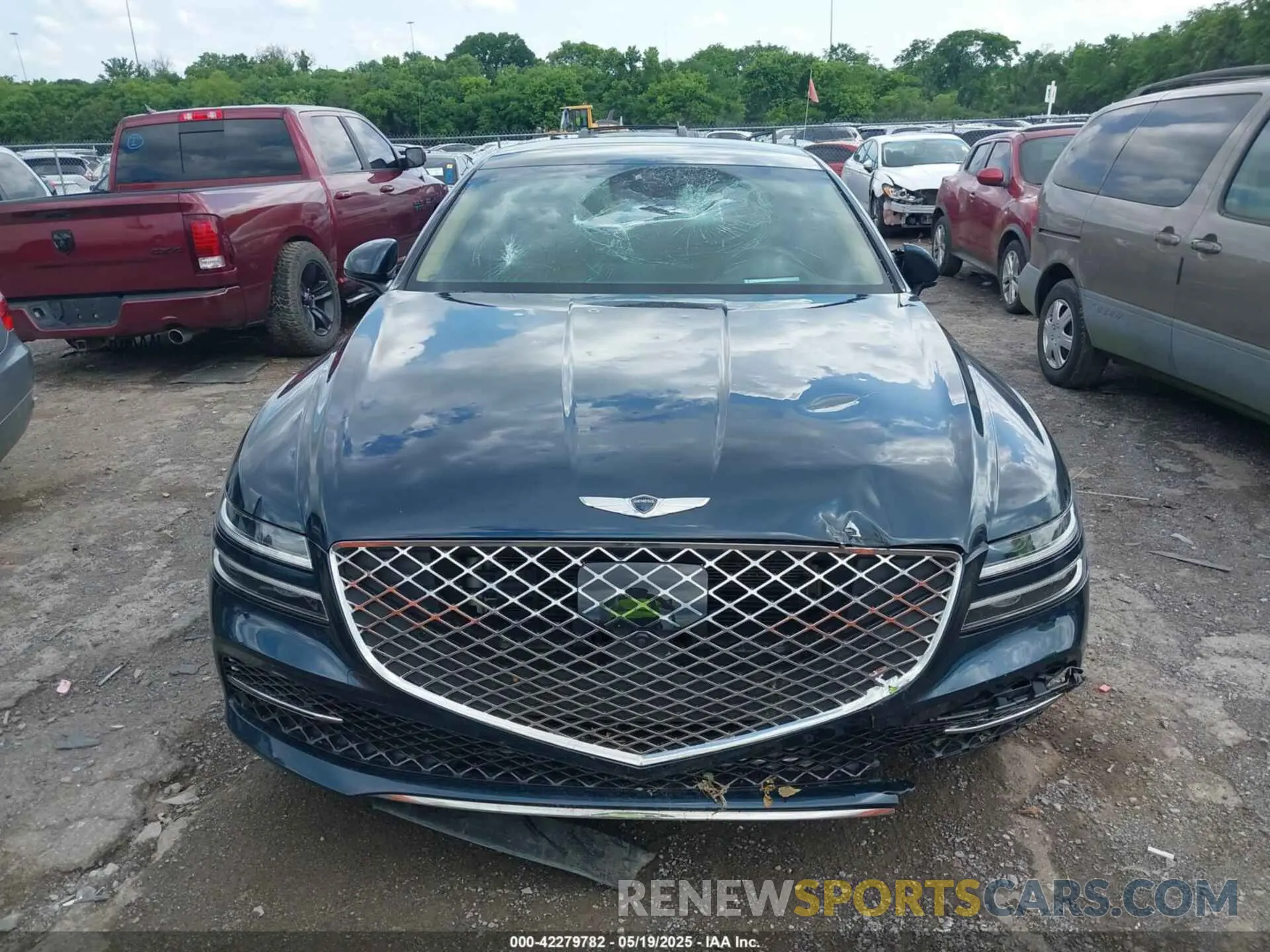13 fotografías del automóvil dañado KMTGC4SD0MU081577 GENESIS G80 2021