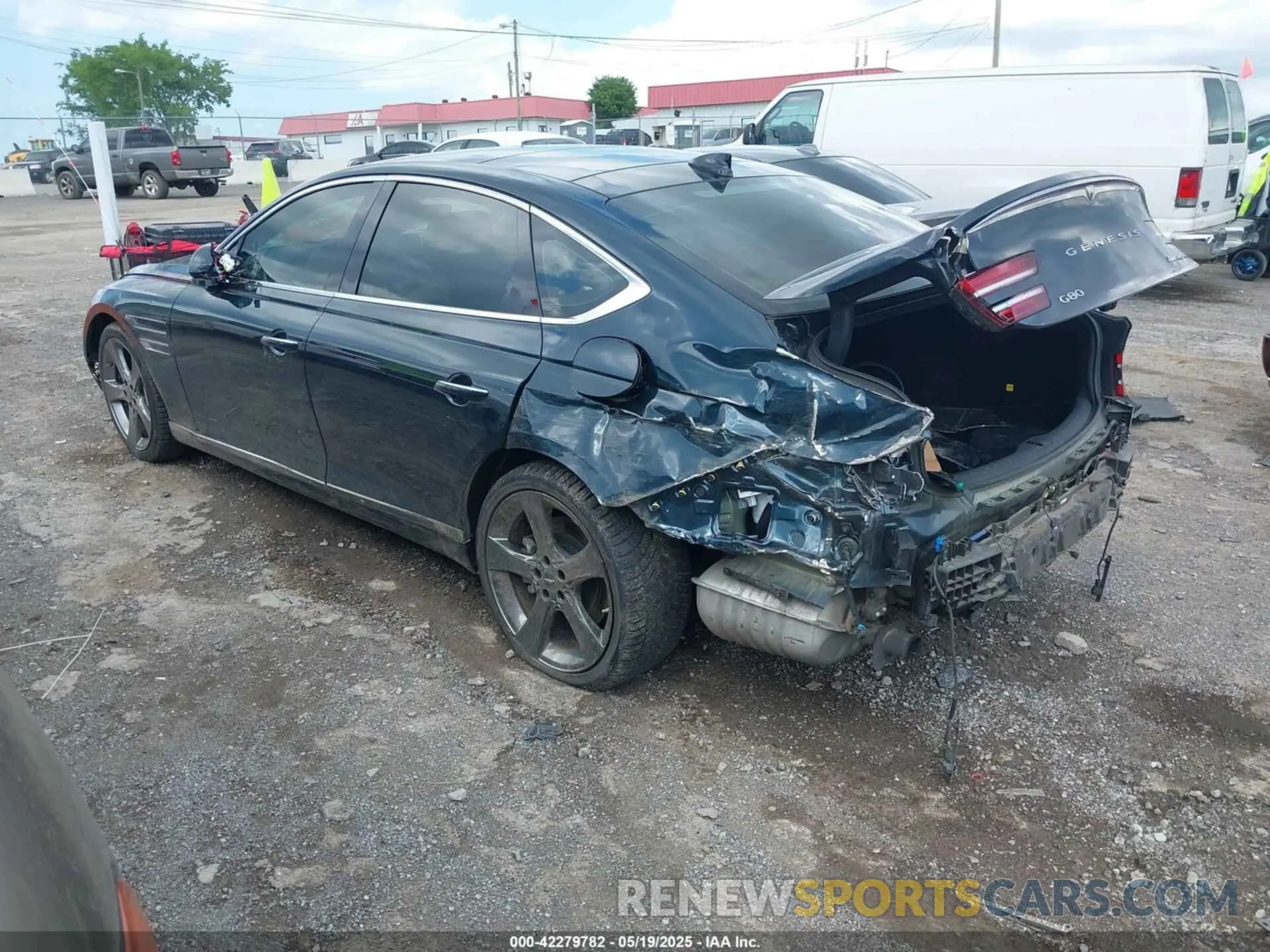3 fotografías del automóvil dañado KMTGC4SD0MU081577 GENESIS G80 2021