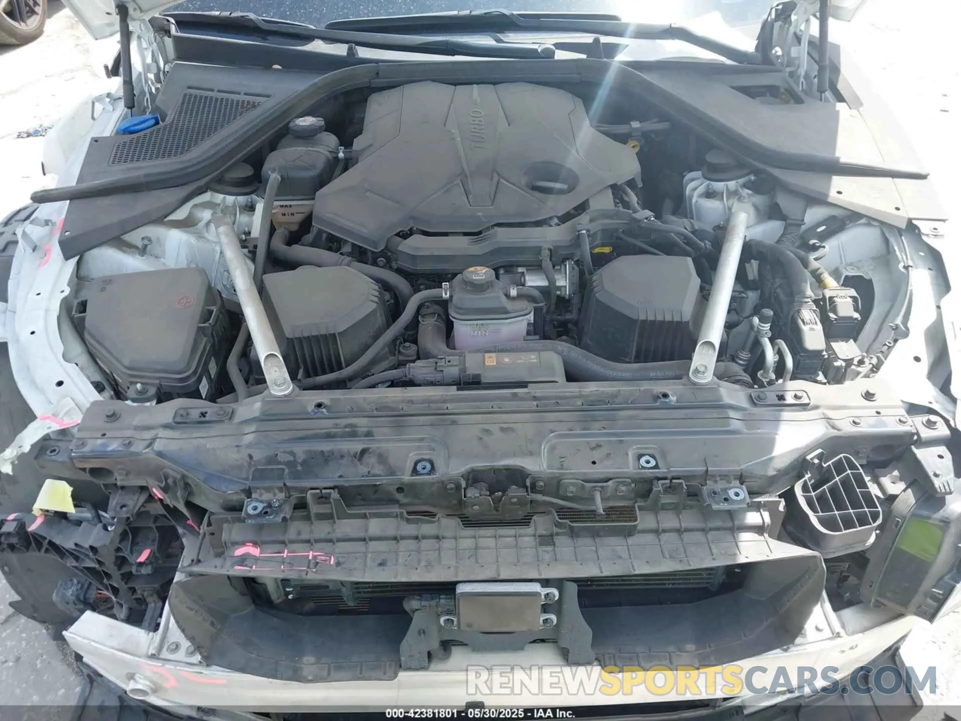 10 fotografías del automóvil dañado KMTGC4SD3MU088300 GENESIS G80 2021