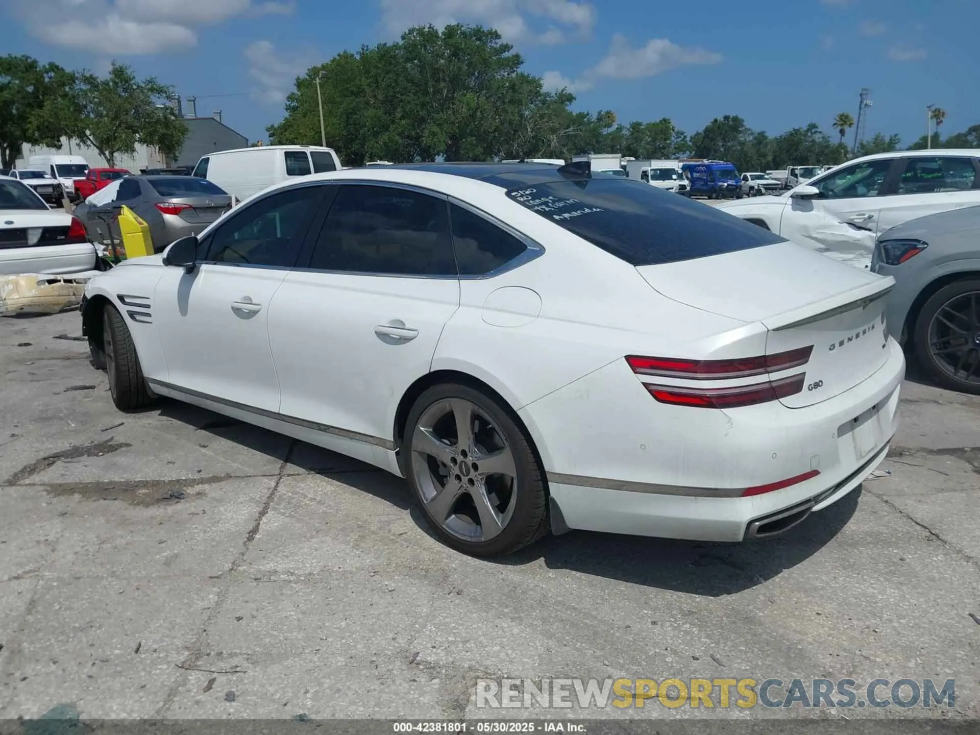 3 fotografías del automóvil dañado KMTGC4SD3MU088300 GENESIS G80 2021