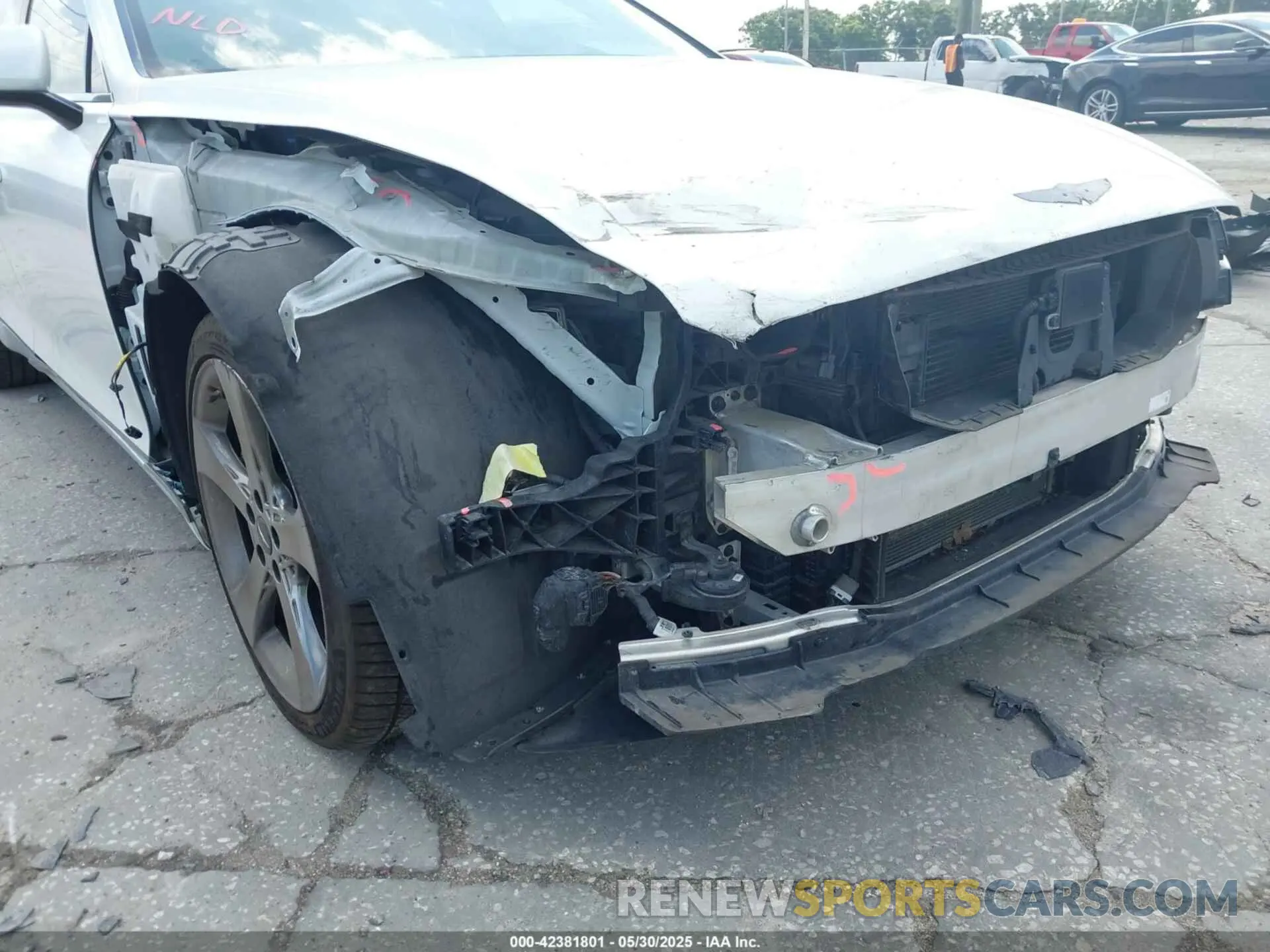 6 fotografías del automóvil dañado KMTGC4SD3MU088300 GENESIS G80 2021