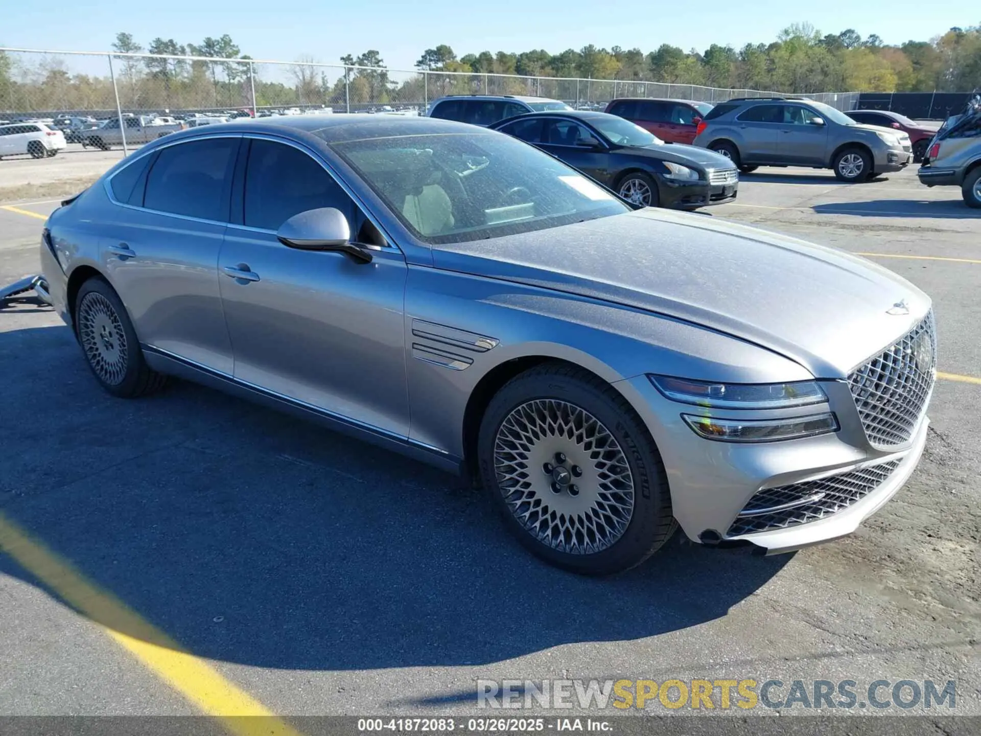 1 fotografías del automóvil dañado KMTGB4SC8NU104440 GENESIS G80 2022