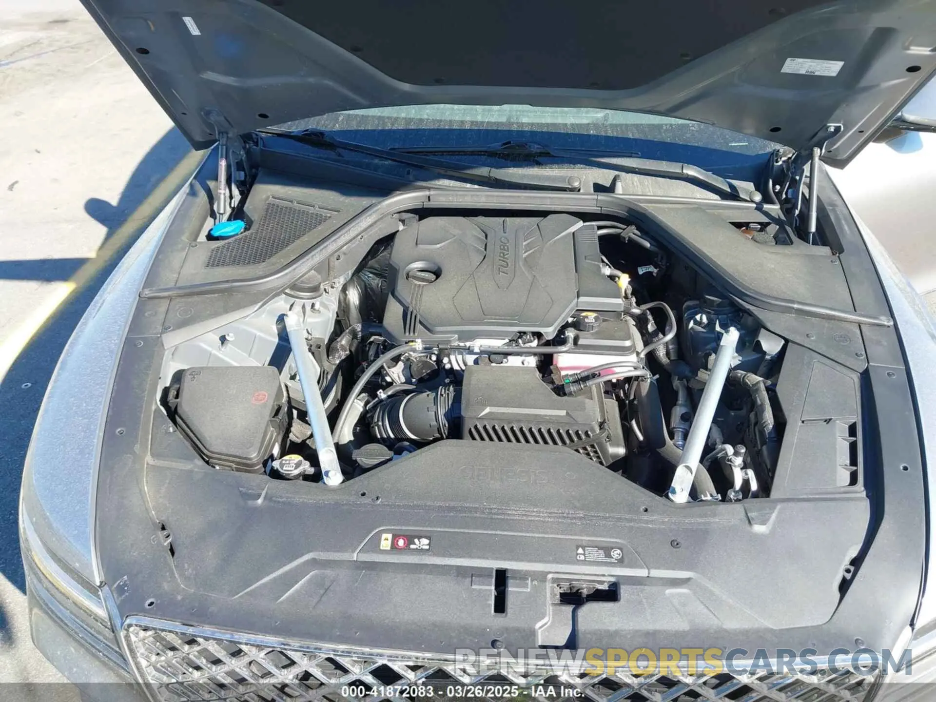 10 fotografías del automóvil dañado KMTGB4SC8NU104440 GENESIS G80 2022