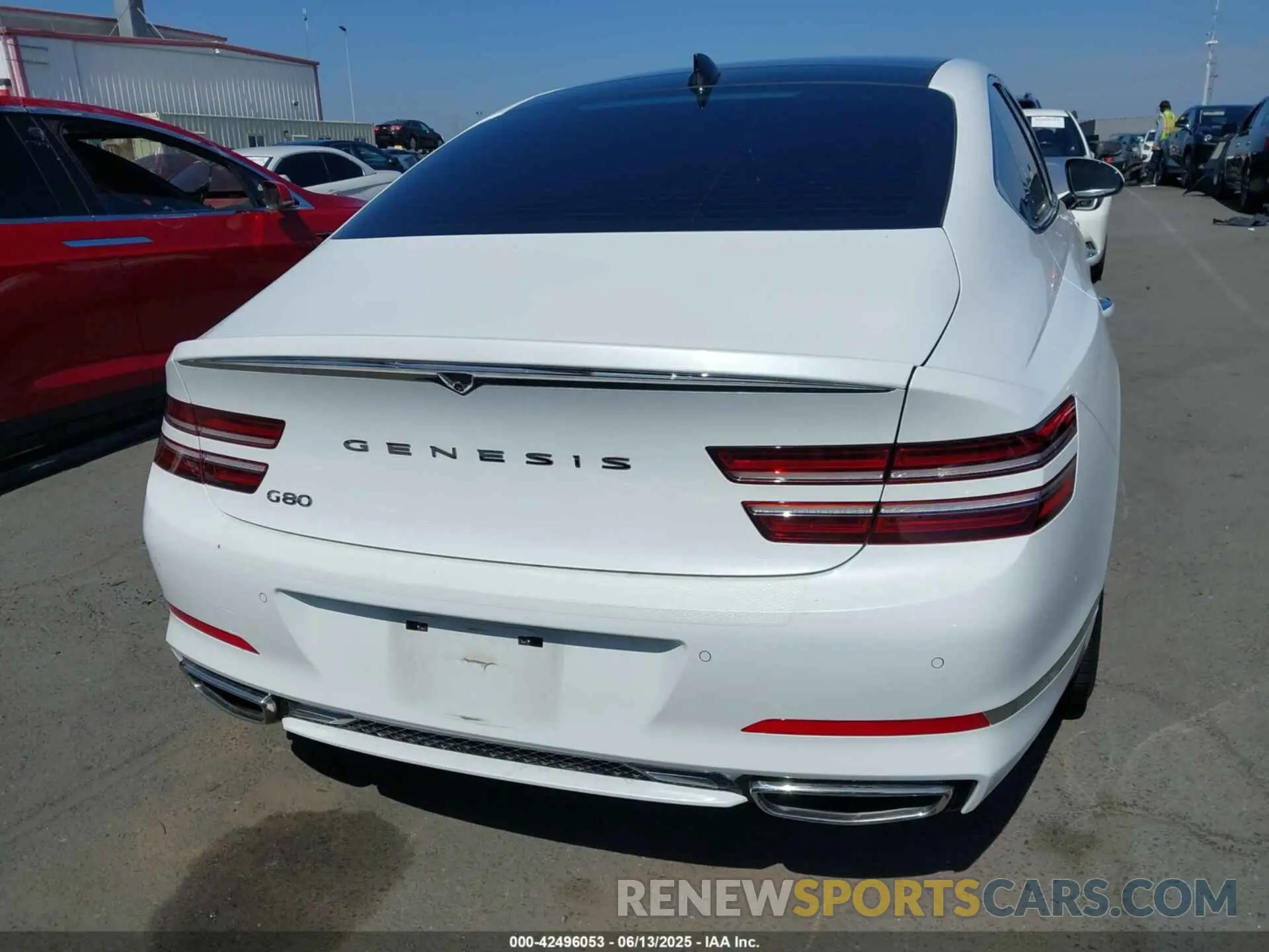 17 fotografías del automóvil dañado KMTGB4SC9NU137558 GENESIS G80 2022