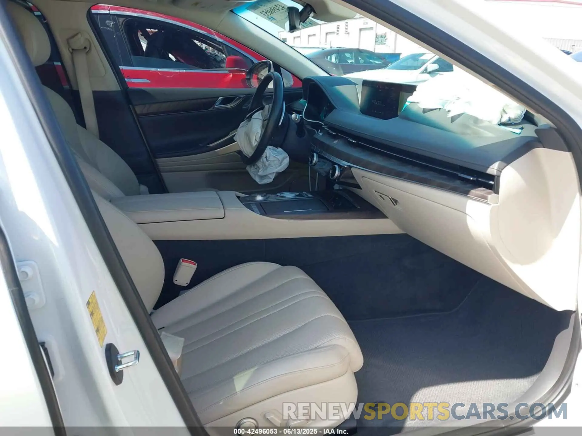 5 fotografías del automóvil dañado KMTGB4SC9NU137558 GENESIS G80 2022