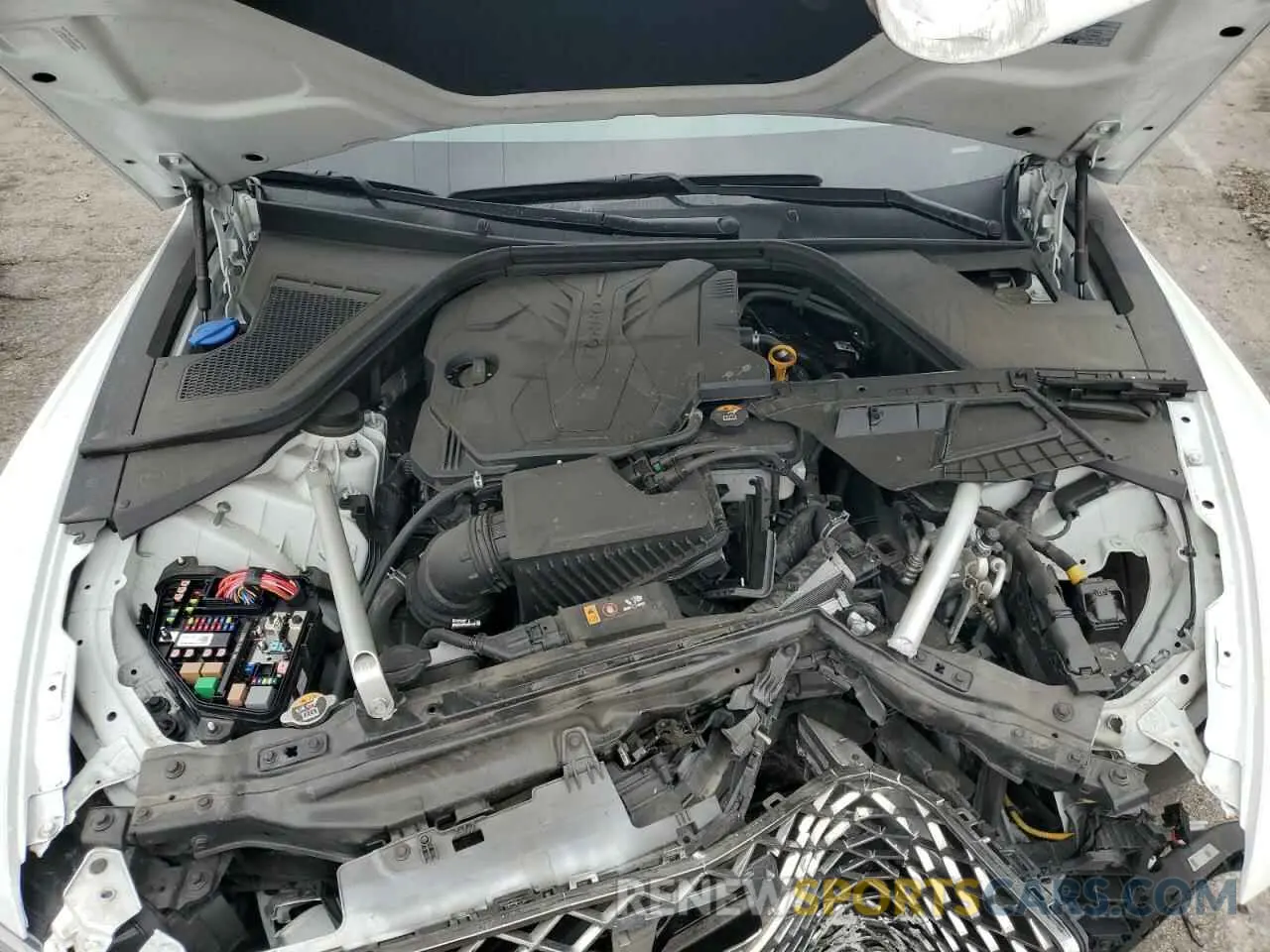 11 fotografías del automóvil dañado KMTGB4SC4PU180403 GENESIS G80 2023