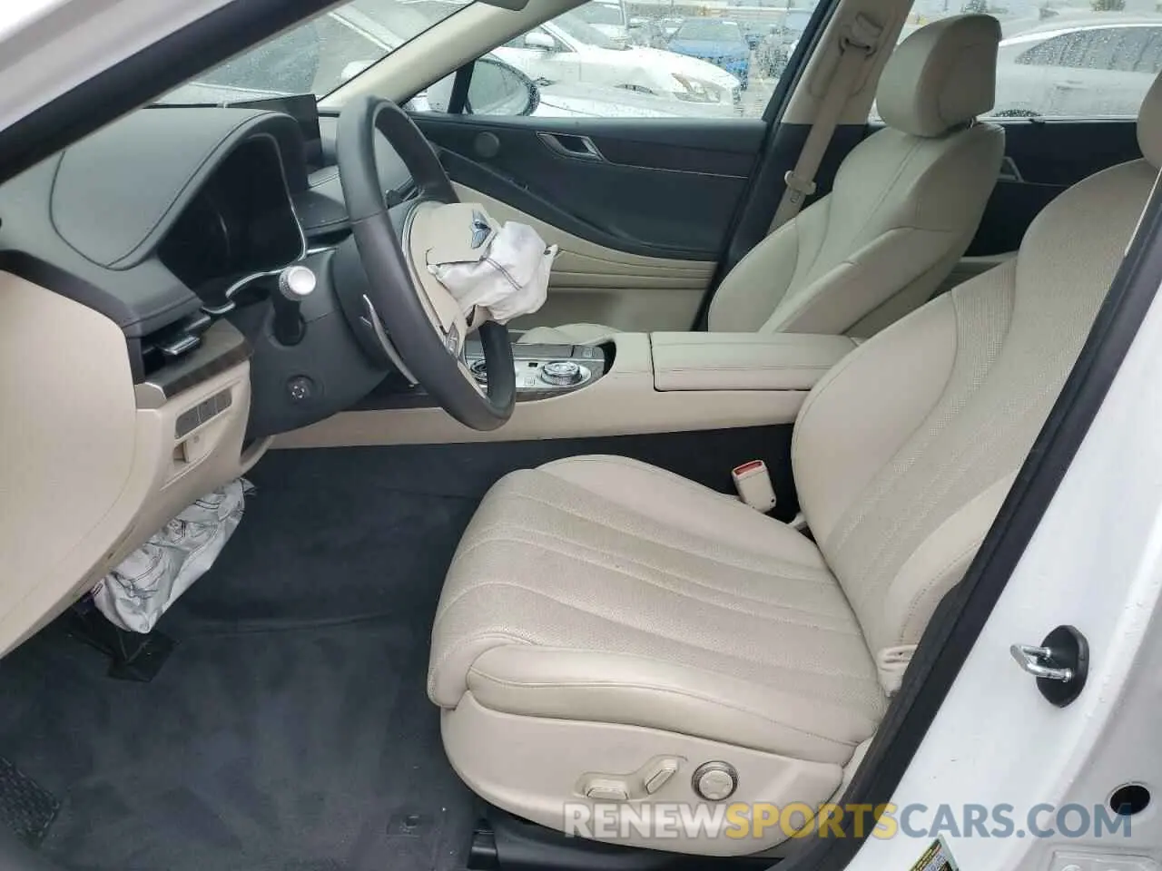 7 fotografías del automóvil dañado KMTGB4SC4PU180403 GENESIS G80 2023