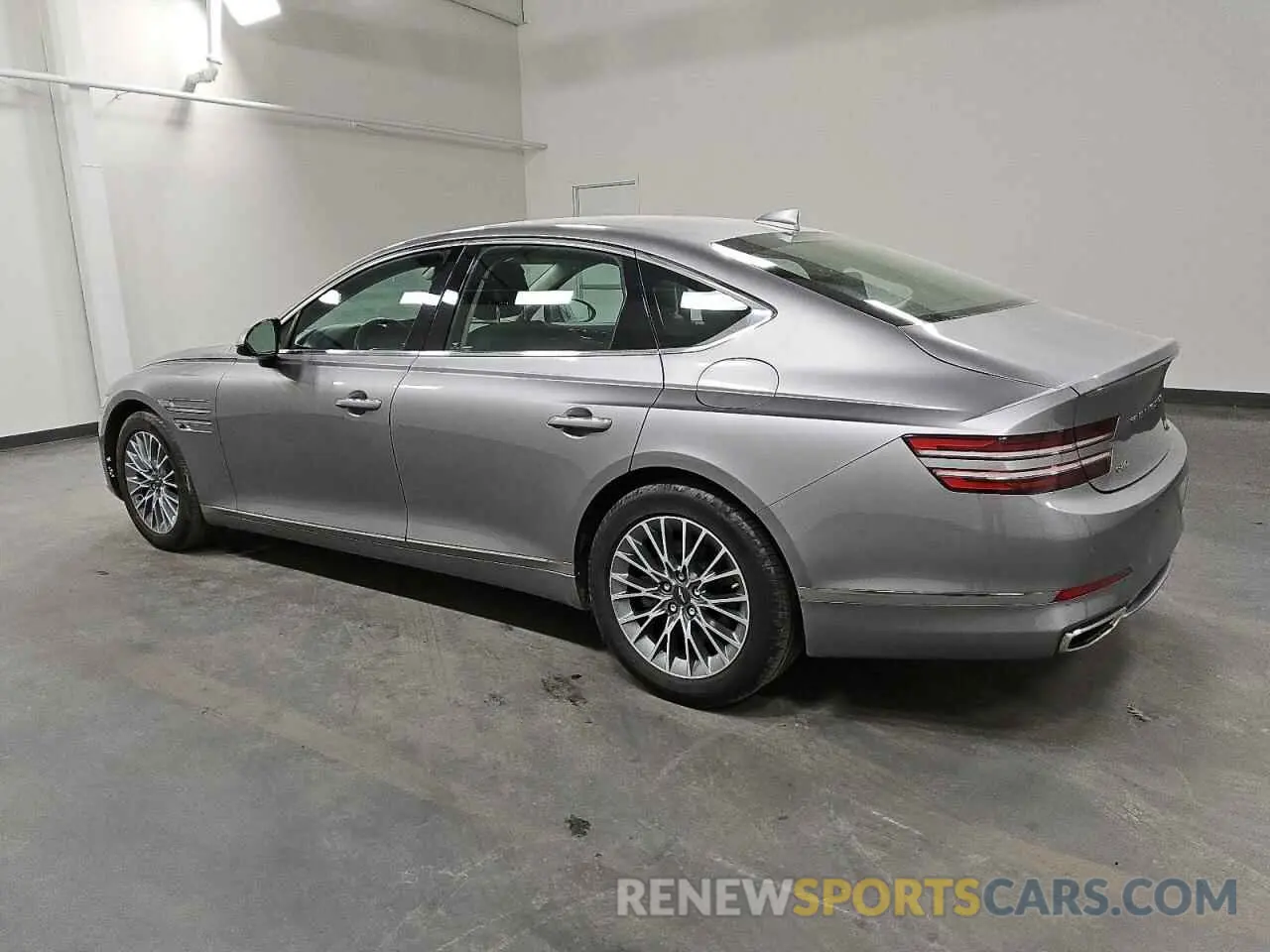 2 fotografías del automóvil dañado KMTGB4SC6PU193055 GENESIS G80 2023