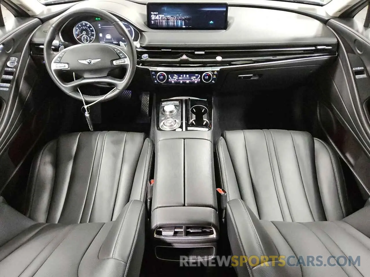8 fotografías del automóvil dañado KMTGB4SC6PU193055 GENESIS G80 2023