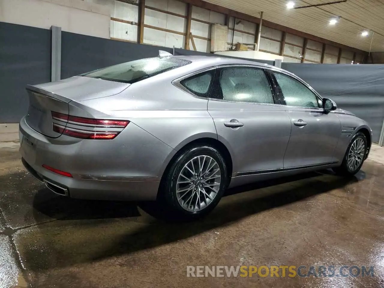 3 fotografías del automóvil dañado KMTGB4SC7PU188267 GENESIS G80 2023