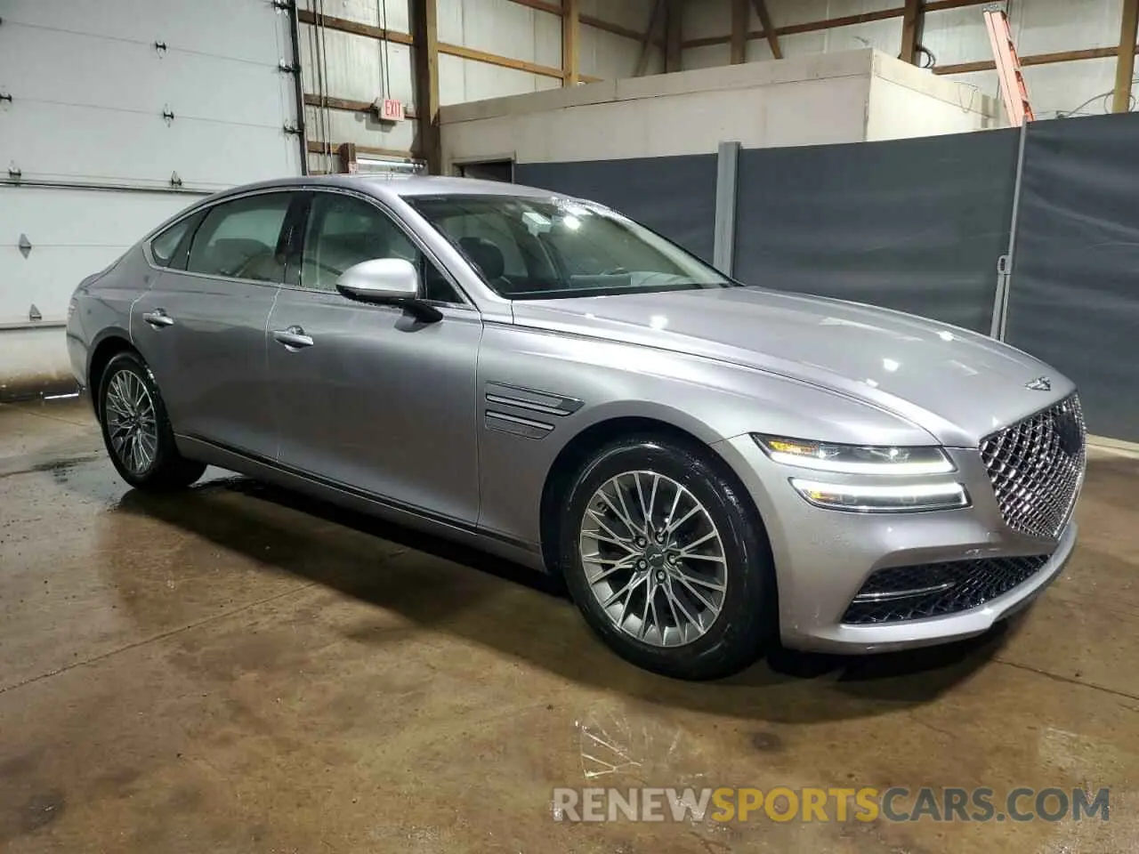 4 fotografías del automóvil dañado KMTGB4SC7PU188267 GENESIS G80 2023