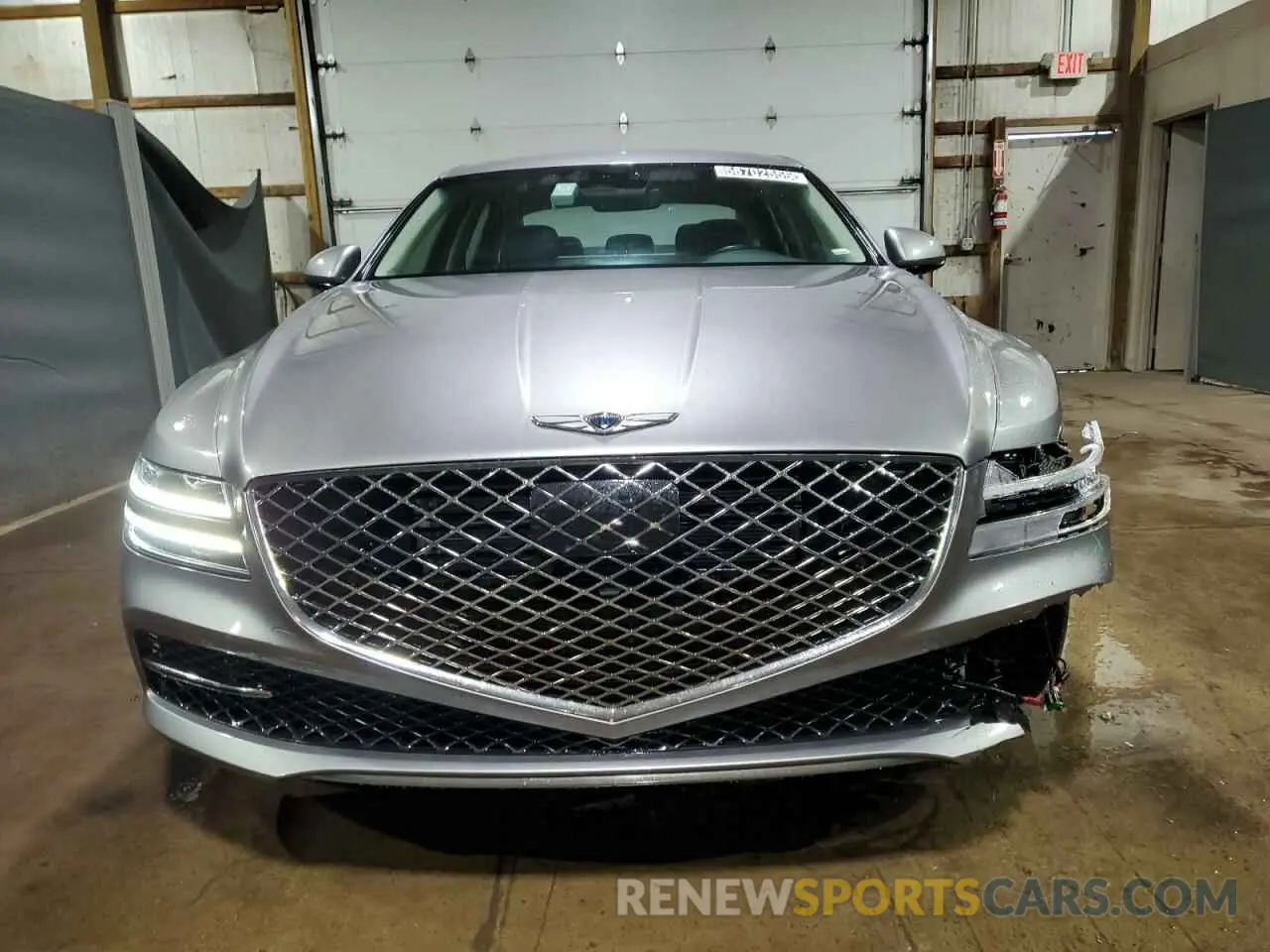 5 fotografías del automóvil dañado KMTGB4SC7PU188267 GENESIS G80 2023