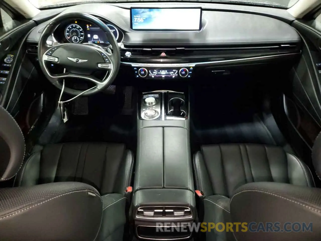 8 fotografías del automóvil dañado KMTGB4SC7PU188267 GENESIS G80 2023