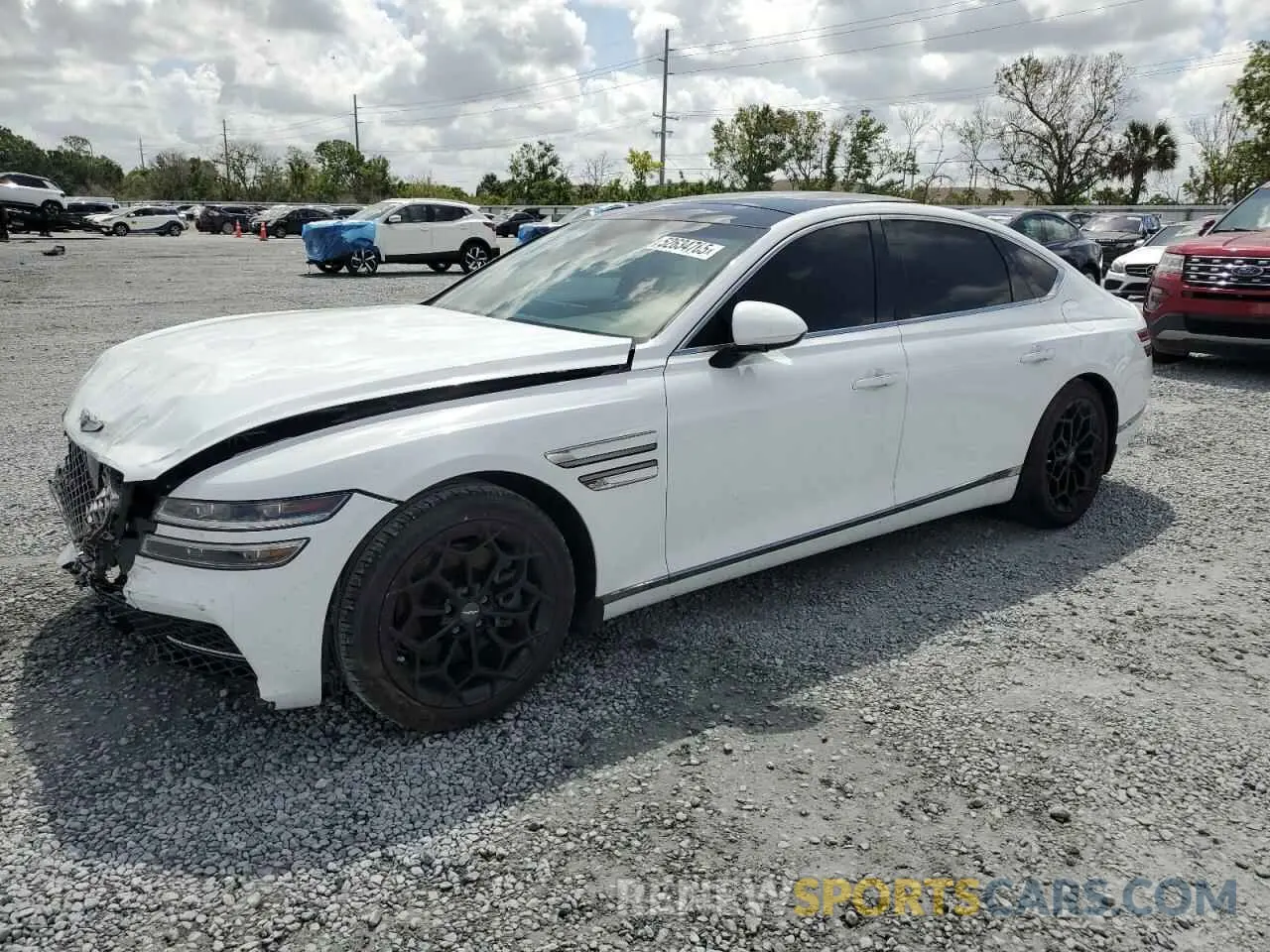 1 fotografías del automóvil dañado KMTGB4SC9PU141614 GENESIS G80 2023