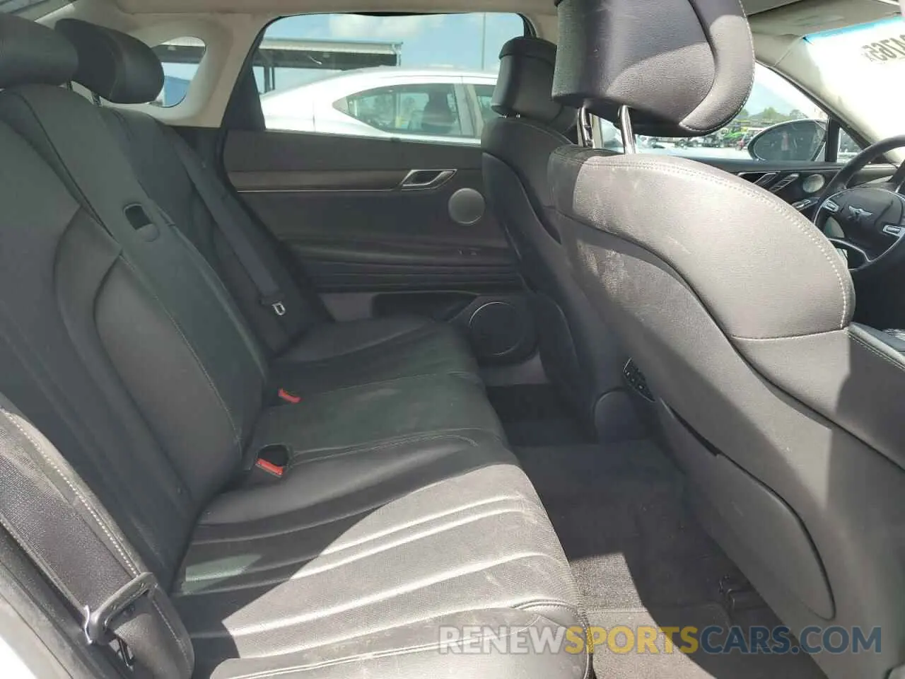 10 fotografías del automóvil dañado KMTGB4SC9PU141614 GENESIS G80 2023