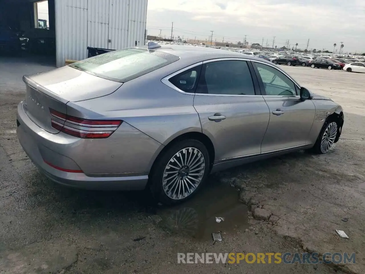 3 fotografías del automóvil dañado KMTGE4S12PU007355 GENESIS G80 2023