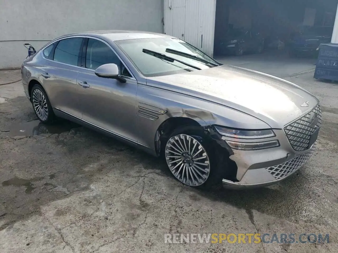 4 fotografías del automóvil dañado KMTGE4S12PU007355 GENESIS G80 2023