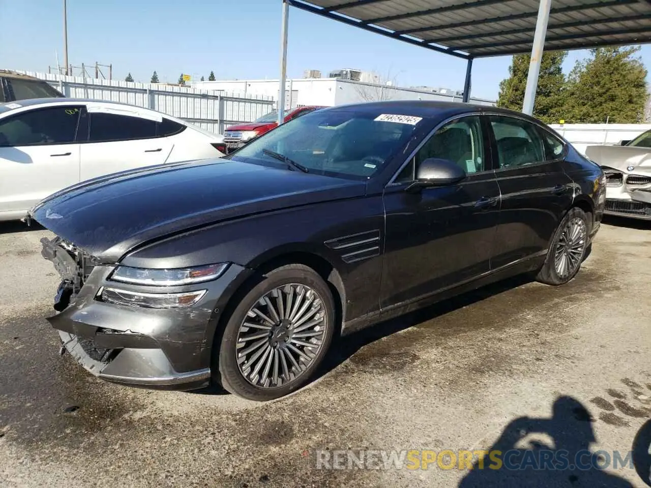 1 fotografías del automóvil dañado KMTGE4S17PU006864 GENESIS G80 2023