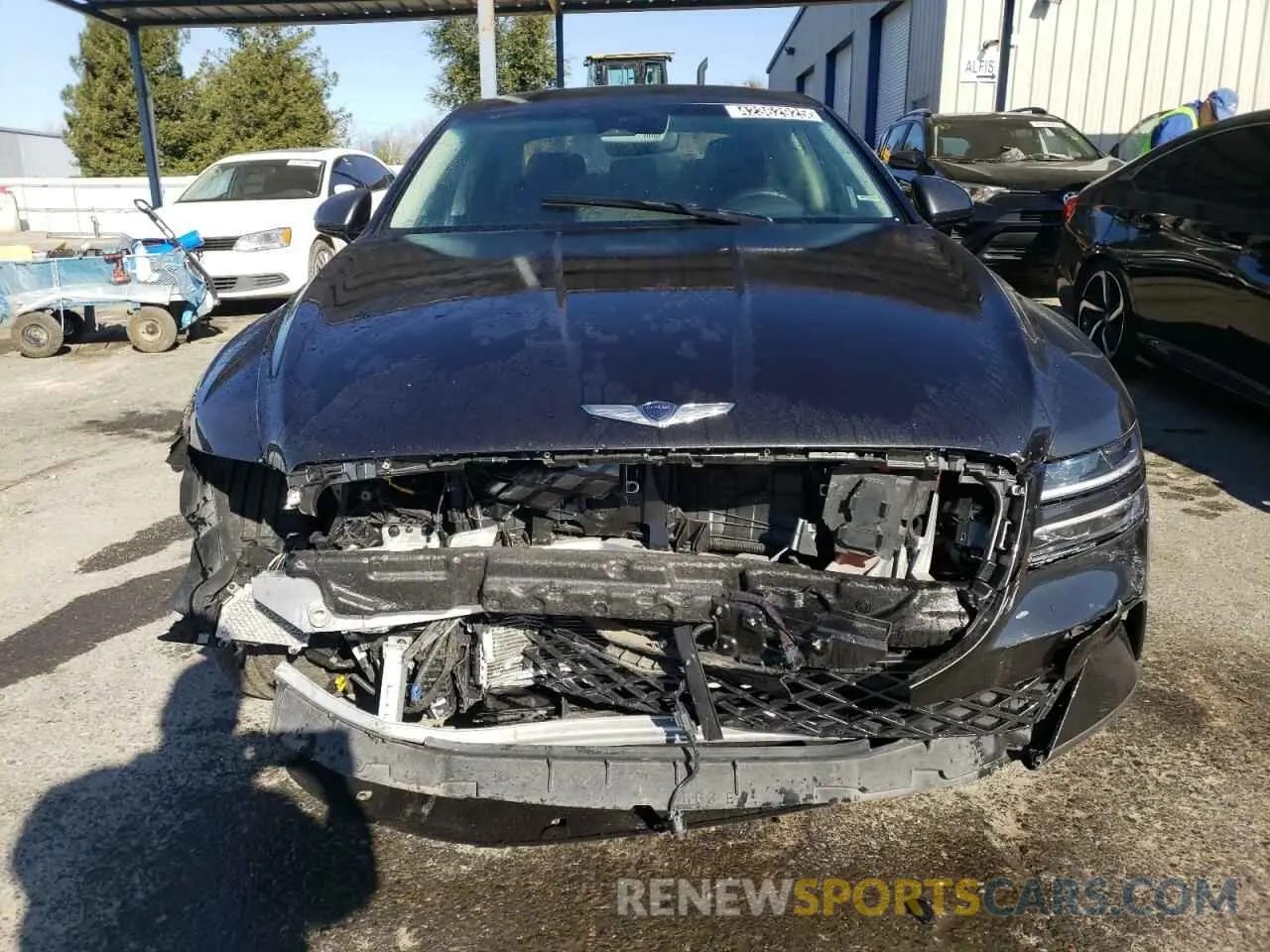 5 fotografías del automóvil dañado KMTGE4S17PU006864 GENESIS G80 2023