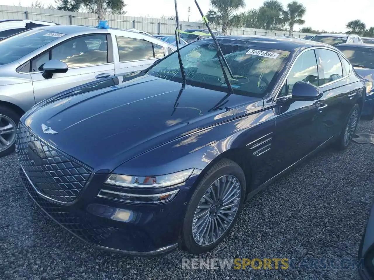1 fotografías del automóvil dañado KMTGE4S19PU006073 GENESIS G80 2023