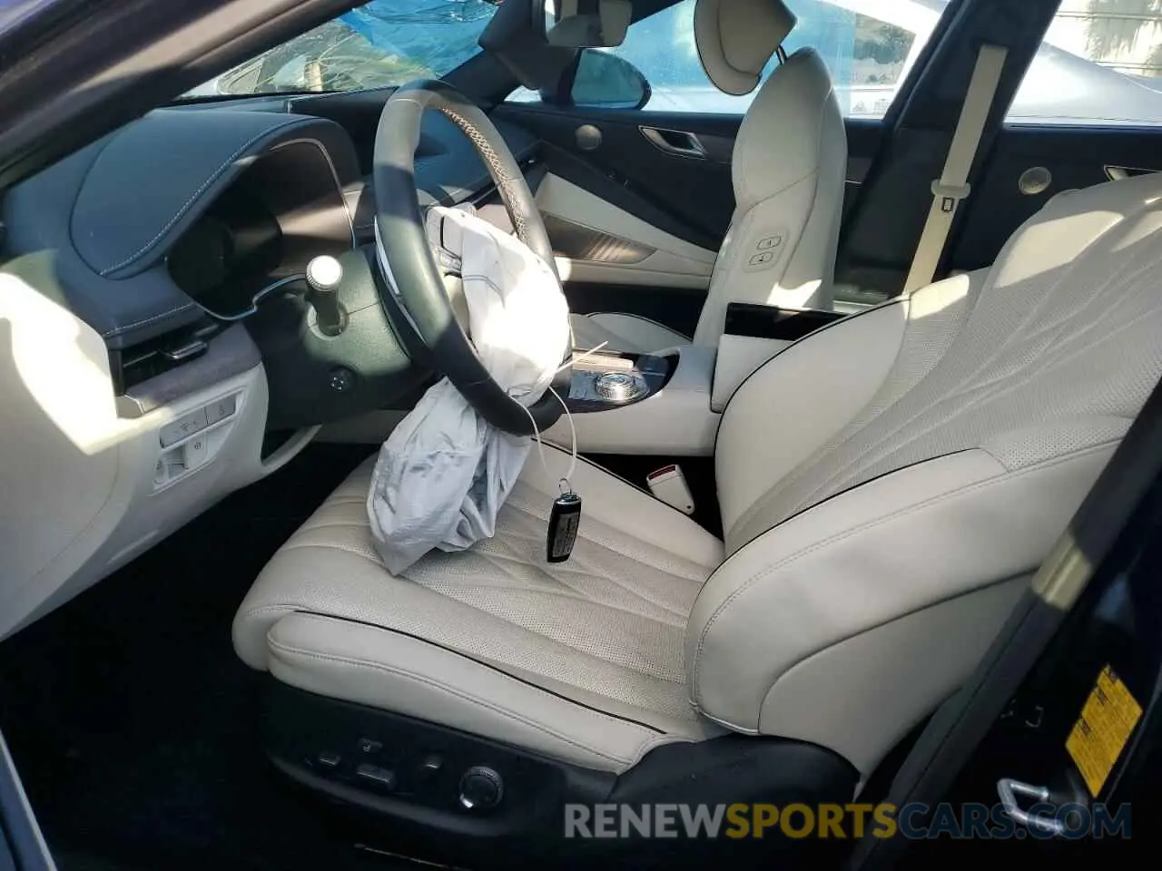 7 fotografías del automóvil dañado KMTGE4S19PU006073 GENESIS G80 2023